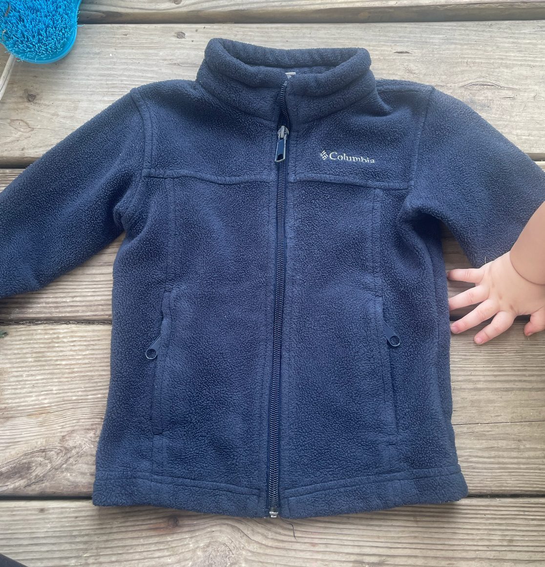 Soft Navy Columbia Jacket (baby hand not incl. :))