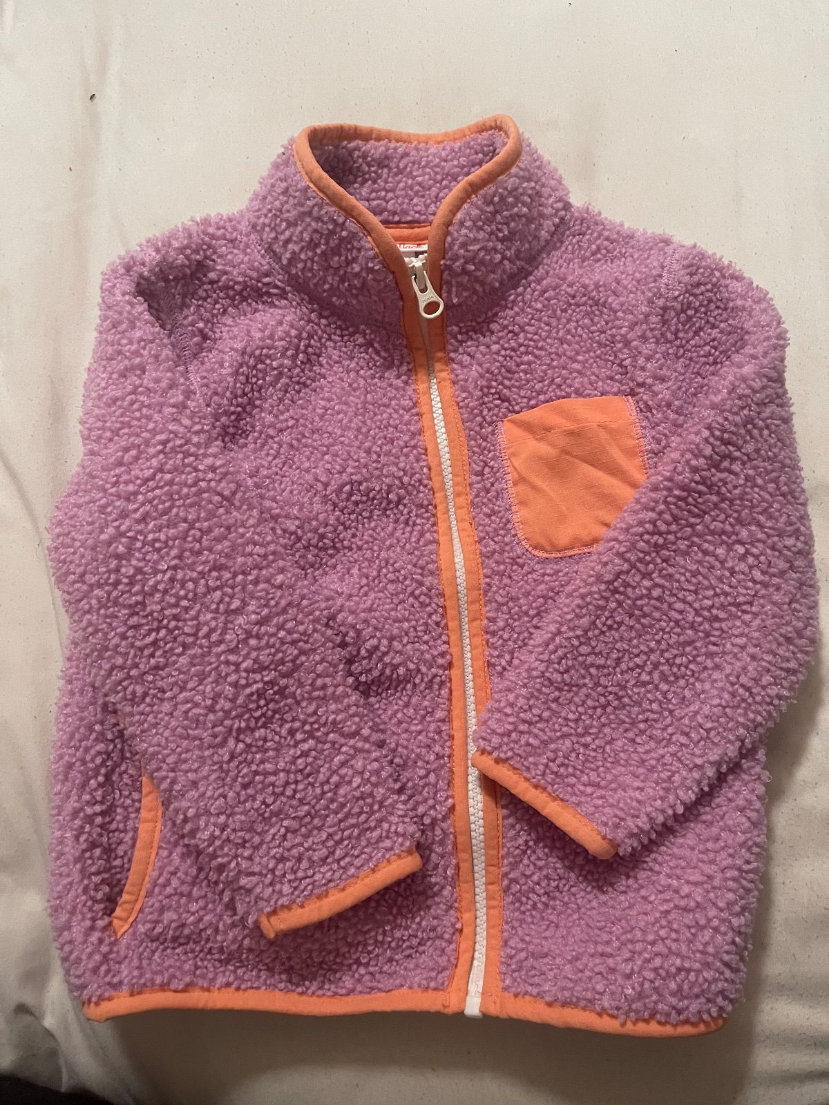 Fluffy pink jacket